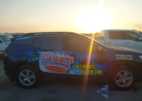 2018 GMC Terrain Sle from USA, damaged, VIN 3GKALMEV8JL344174